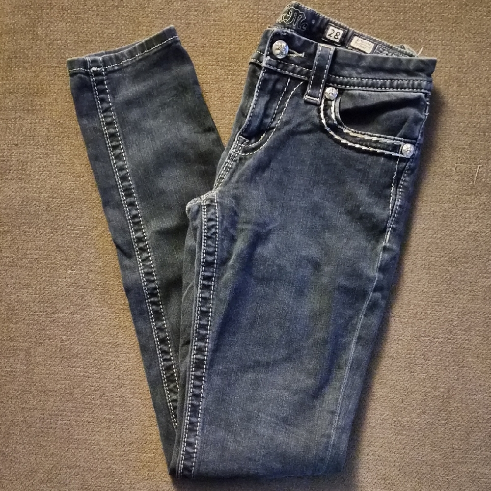 Miss Me Dark Wash Skinny Jeans